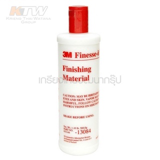 3M น้ำยาขัดลบรอยและขัดเงาสีรถด้วยเครื่อง รุ่น PN13084 FINESSE-IT เหมาะสำหรับขัดลบรอยจากการขัดหยาบและรอยขนแมวใช้ในงานขัดB