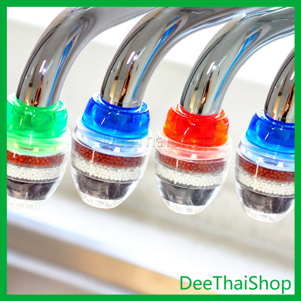 deethai-ที่กรองน้ำจิ๋ว-หัวกรองน้ำ-หัวกรองน้ำ3ชั้น-จำนวน-1-ชิ้น-คละสี-faucet-filter