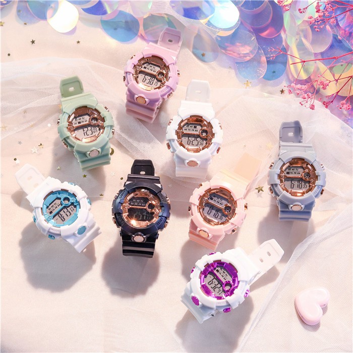 ภาพหน้าปกสินค้านาฬิกา รุ่น AO01 คล้าย g-shock นาฬิกาข้อมือผู้หญิง 2020 นาฬิกา กันน้ำ ของแท้100% นาฬิกาเด็ก พร้อมส่ง มีเก็บเงินปลายทาง จากร้าน greatdaystore บน Shopee