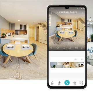 Security Camera 360° 2K Wifi IP camera CCTV กล้องวงจรปิดไร้สายอัจฉริยะ กล้องรักษาความปลอดภัย อัฉริยะ