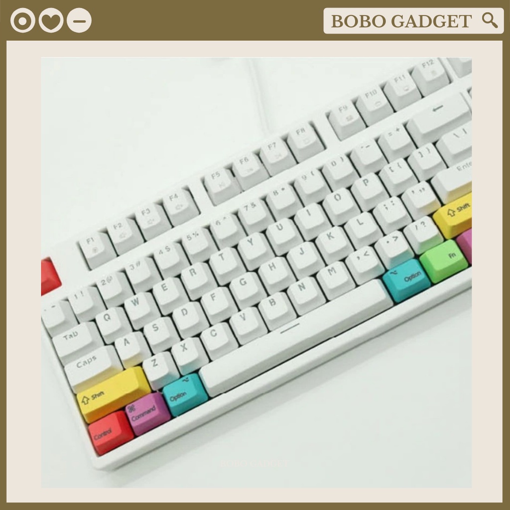 [พร้อมส่ง]Mac/Windows Keycaps CMYK Modifiers OEM PBT 10 Keycap 62KA ...