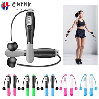 CHINK Portable Cordless Electronic Skipping Rope Smart Count Bodybuilding Exercise Jump Rope with LCD Screen Slimming Tools