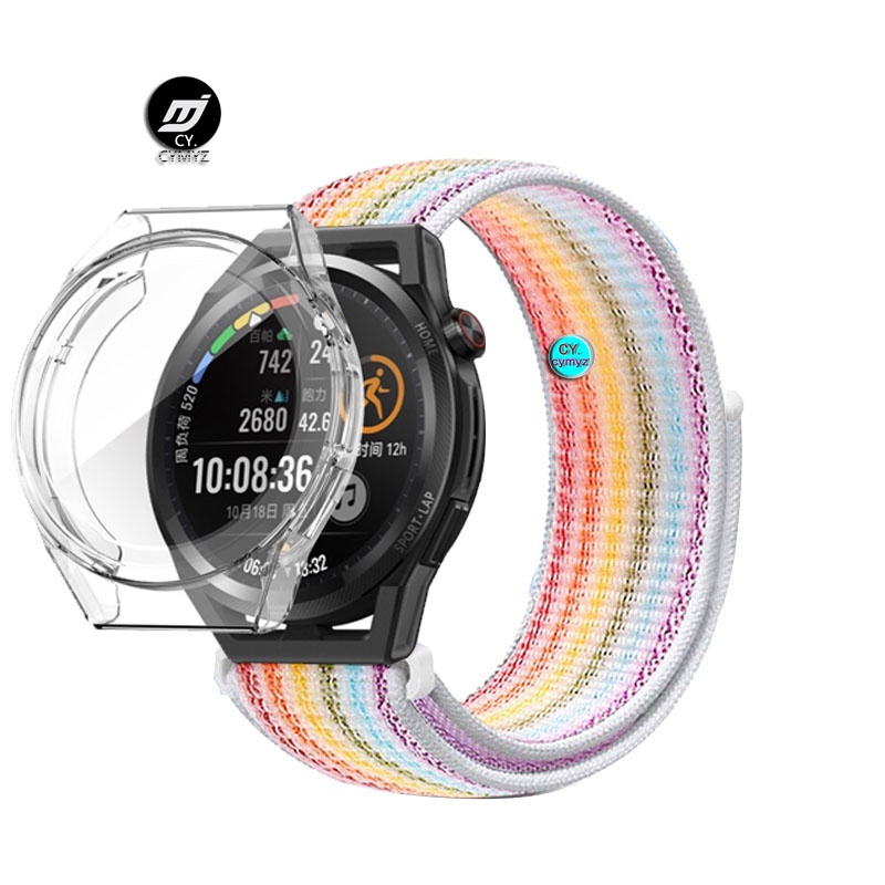 สาย-huawei-watch-gt-runner-สายรัด-สายไนลอน-สาย-huawei-gt-runner-สาย-สายรัดข้อมือกีฬา-เคส-huawei-watch-gt-runner-เคส-เกราะป้องกัน