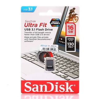 16GB SanDisk ULTRA FIT (SDCZ430) USB 3.1