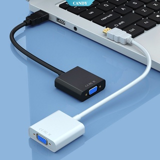 อะแดปเตอร์แปลง HDMI Roreta HD 1080P HDMI เข้ากันได้กับ VGA สําหรับ PS4 PC แล็ปท็อป / กล่องทีวี / กล่องโปรเจคเตอร์แสดงผล [CAN]