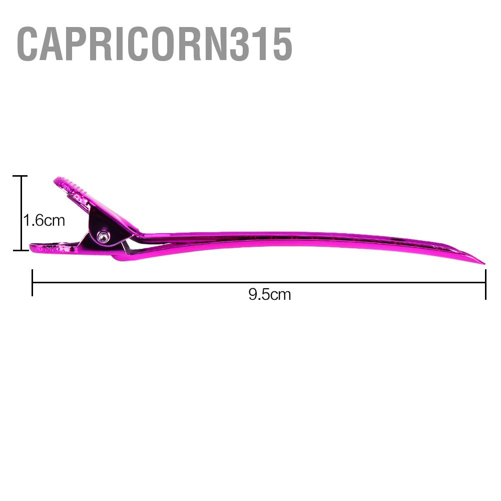capricorn315-คลิปหนีบผมโลหะ-2-สี-สําหรับร้านทําผม-12-ชิ้น-ต่อชุด