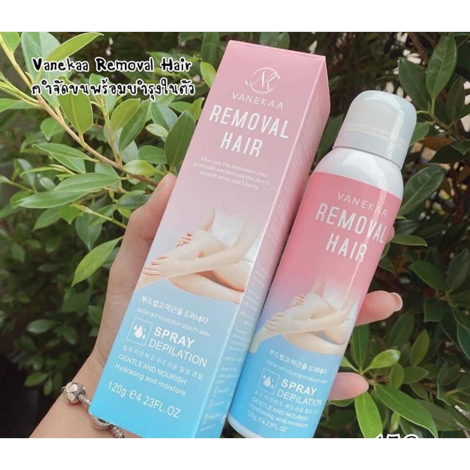 Vanekaa Remover Hair Spray 120ml. Shopee Thailand