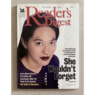 Reader’s Digest มือ 2 สภาพดี October 1998 B110