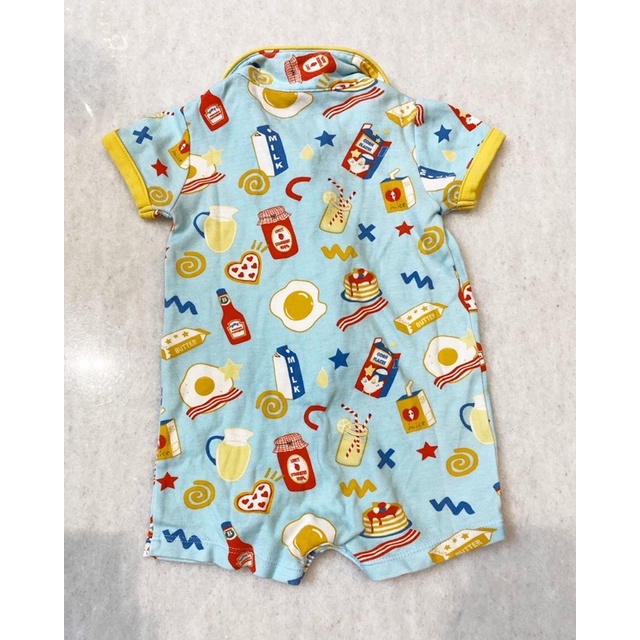 babylovett-used-breakfast-romper-9-12-สภาพ80-แรร์มากๆๆๆๆๆค่า