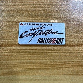 โลโก้* RALLI ART งานอลูมิเนียม ขนาด* 3.5 x 7 cm ราคาต่อชิ้น