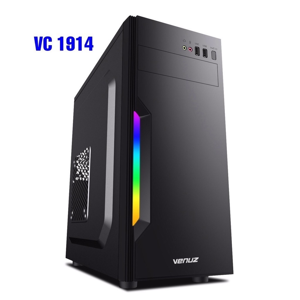 รูปภาพของCASE (เคส) VENUZ (VC1914) ATX Computer Case with RGB LED Lighting (Black)ลองเช็คราคา