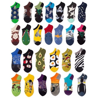 ภาพหน้าปกสินค้าKafu D596 ถุงเท้าข้อสั้น ผ้าฝ้าย ลายภาพวาดสีน้ํามัน อะโวคาโด สร้างสรรค์ สําหรับทุกเพศ ที่เกี่ยวข้อง
