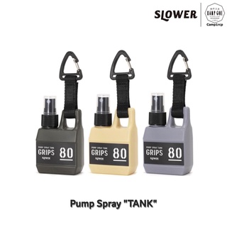 ขวดสเปรย์ใส่แอลกอฮอล์แบบพกพา สไตล์ญี่ปุ่น Slower Pump Spray TANK Grips