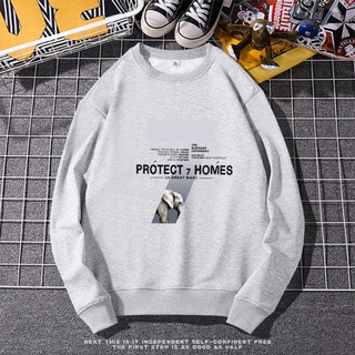 Y46 เสื้อแจ็คเก็ตลาย Protect 7 Homes เสื้อกันหนาวผู้หญิงและผู้ชาย เสื้อแจ็คเก็ตเสื้อแขนยาวเสื้อผ้าลายแฟชั่นสุดฮิต ขายดี!