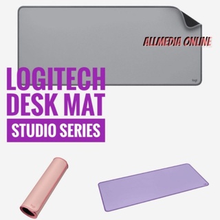 LOGITECH DESK MAT STUDIO SERIES แผ่นรองเมาส์ที่สวยงามและสบายมือพร้อมฐานกันลื่นและดีไซน์กันน้ำหก