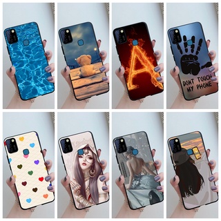 เคสซิลิโคนเจลลี่ เนื้อแมตต์ กันกระแทก สีดํา สําหรับ Infinix Smart 5 Smart 4 Infinix X653 X657 X688C