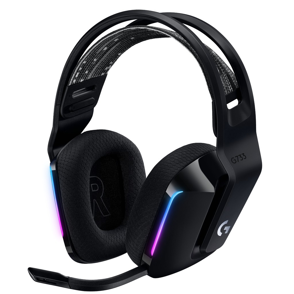 ราคาและรีวิวLOGITECH GAMING HEADSET G733 WIRELESS LIGHTSPEED BLACK (2Y) (GMH-000446) หูฟังสำหรับเล่นเกมส์