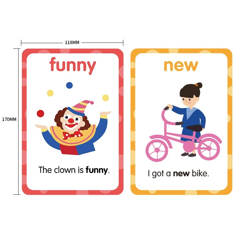 ลดราคากล่องบุบ-220-sight-words-flashcards-บัตรคำ-ภาษาอังกฤษ