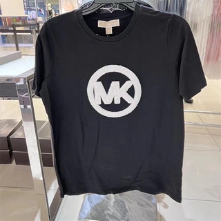 เสื้อยืดแขนสั้นลําลอง คอกลม พิมพ์ลาย Michael Kors สไตล์คลาสสิก สําหรับผู้ชาย และผู้หญิง