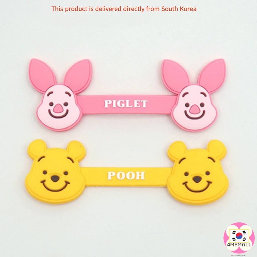 daiso-korea-winnie-the-pooh-character-tick-tick-organizer-cable-holder-2p-set-wire-organizer-earphone-organizer