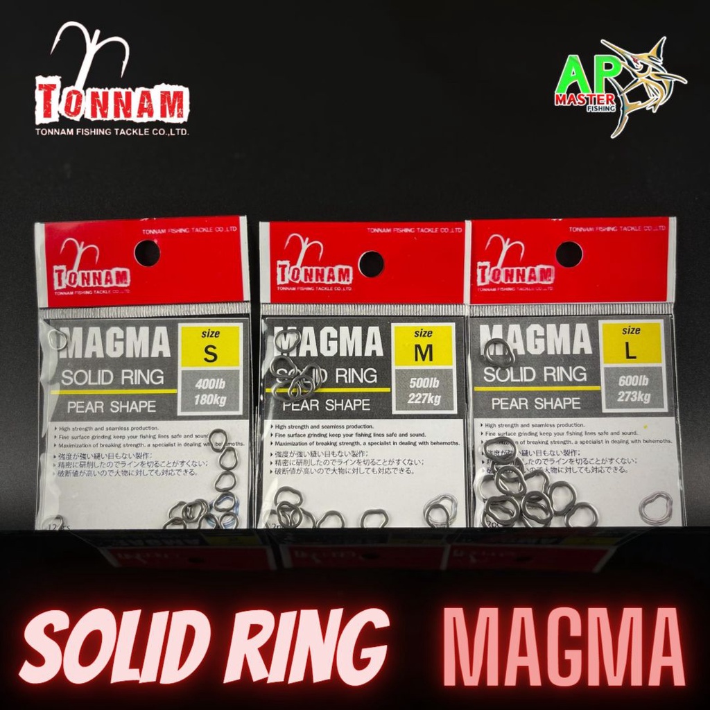 ห่วงโซลิดริง-solid-ring-magma-เบอร์-s-m-l-ต้นน้ำสำหรับจิ๊กกิ้ง-tonnam