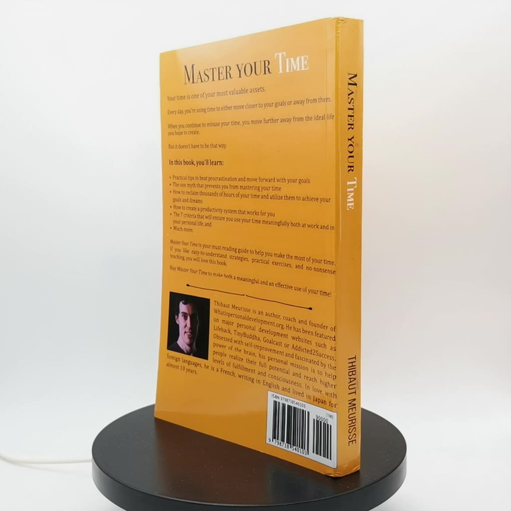 【หนังสือภาษาอังกฤษ】Master Your Time : A Practical Guide to Increase ...