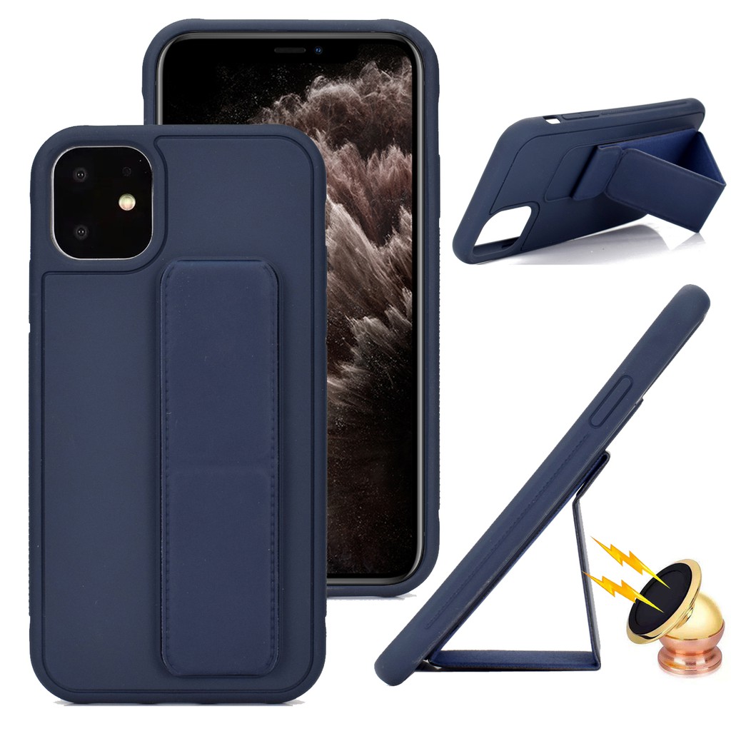 Stand Holder Case สําหรับ iPhone 11 12 13 14 15 16 17 Pro Max กรณีกัน ...