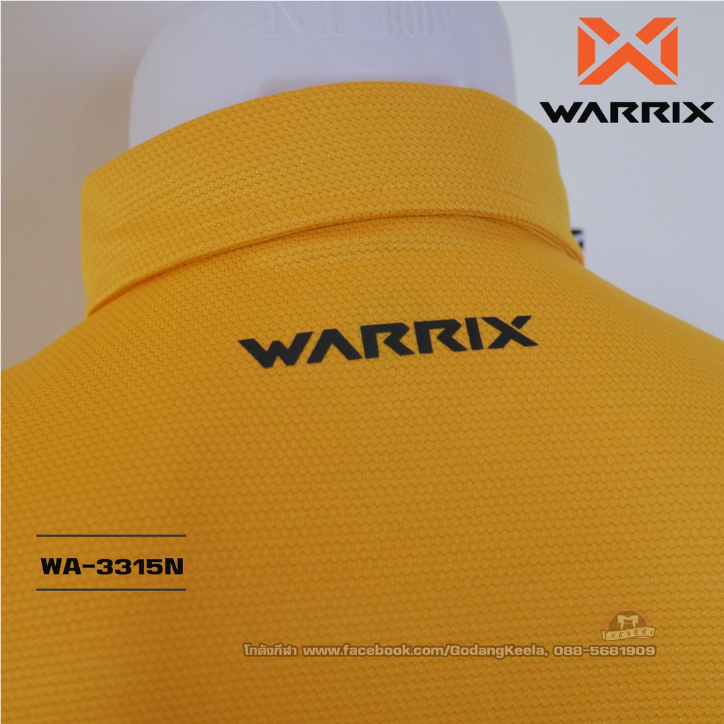 เสื้อโปโล-warrix-wa-3315n-wa-plan15-สีทอง-nn-วาริกซ์-วอริกซ์-ของแท้-100