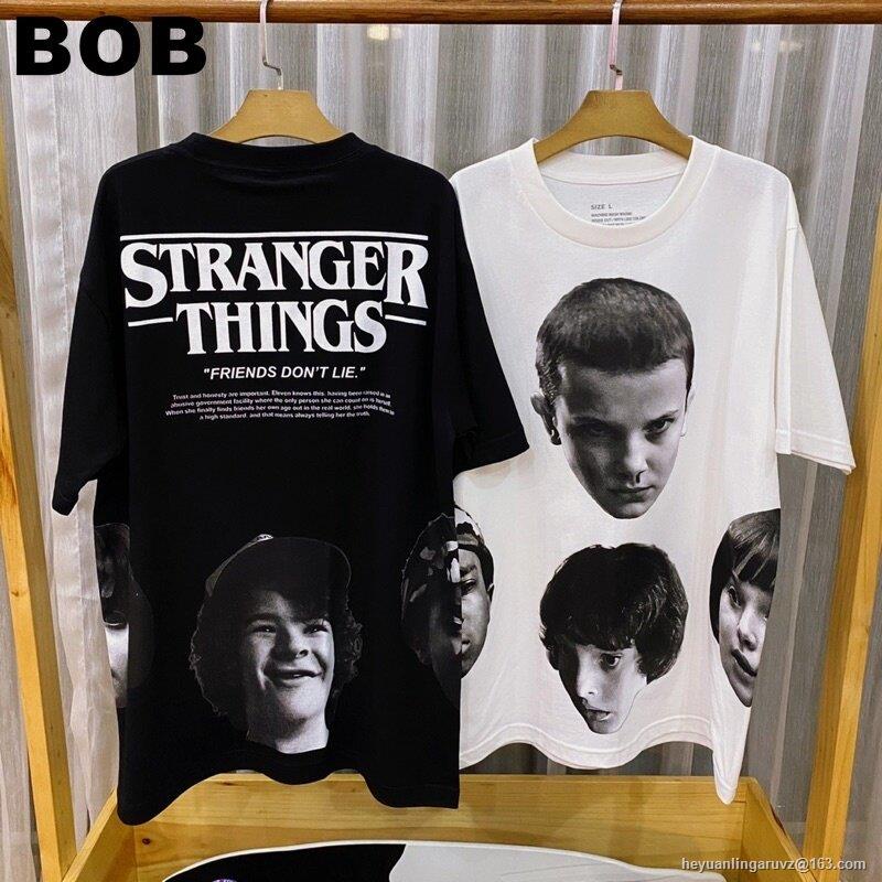 gp-เสื้อยืดแขนสั้น-stranger-things-stg-unisex-tshirt-ih-nom-uh-nit-unisex-polo-oversize-sml