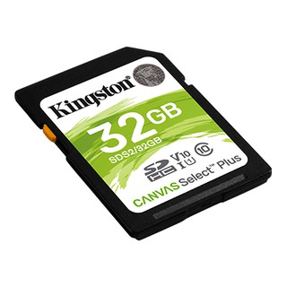 ภาพขนาดย่อของภาพหน้าปกสินค้าKINGSTON SD Card Canvas Select Plus 32GB Class10 อ่าน 100MB/s (32GB-64GB) SDS2/32GB จากร้าน bigg1168 บน Shopee ภาพที่ 1