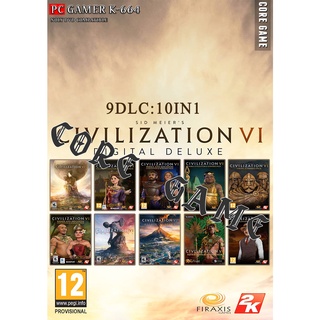 Sid Meiers Civilization VI Digital Deluxe  9:DLC  แผ่นเกมส์ คอมพิวเตอร์  PC โน๊ตบุ๊ค