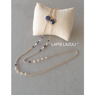 สายคล้องแมส (003) LAPIS LASULI "ลาพีส ลาซูรี่"