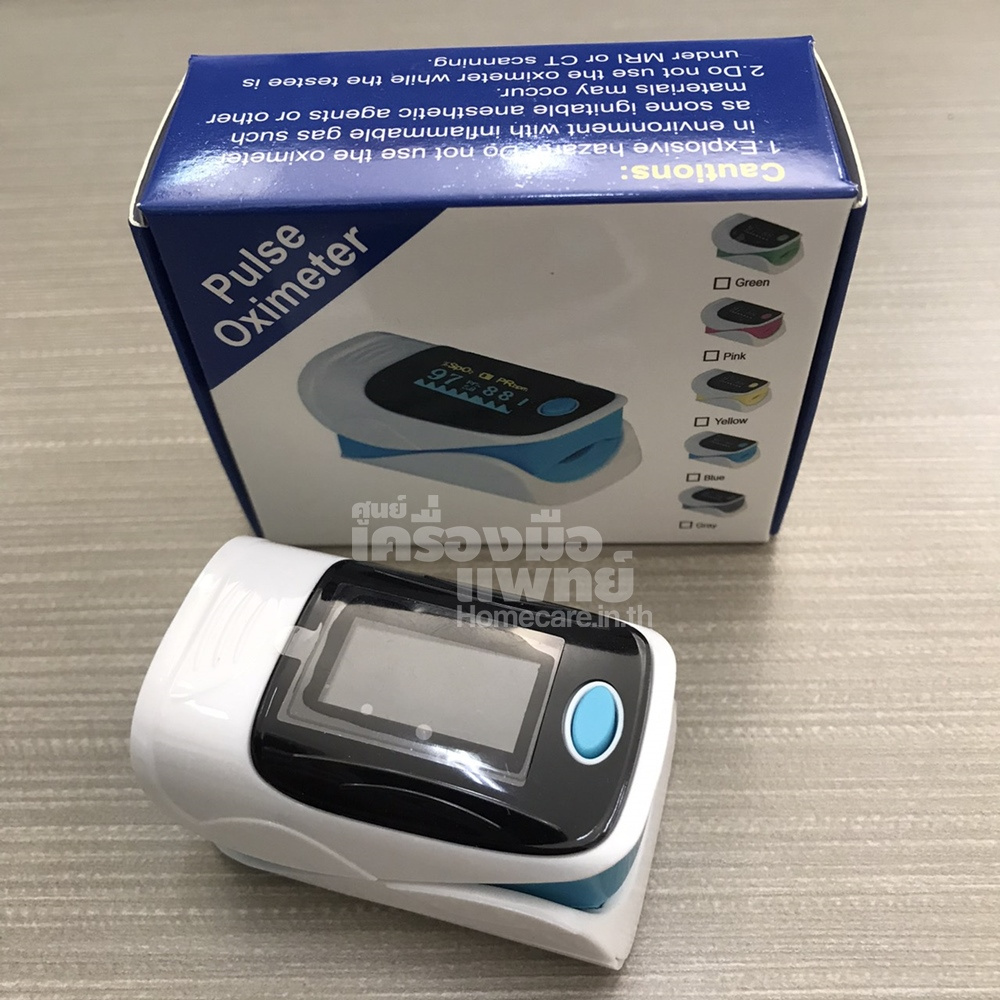 เครื่องวัดออกซิเจนในเลือด Pulse Oximeter Jziki Shopee Thailand