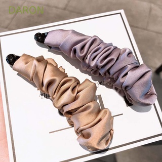Daron คลิปหนีบผมหางม้า แบบพับได้ สไตล์เกาหลี สําหรับผู้หญิง