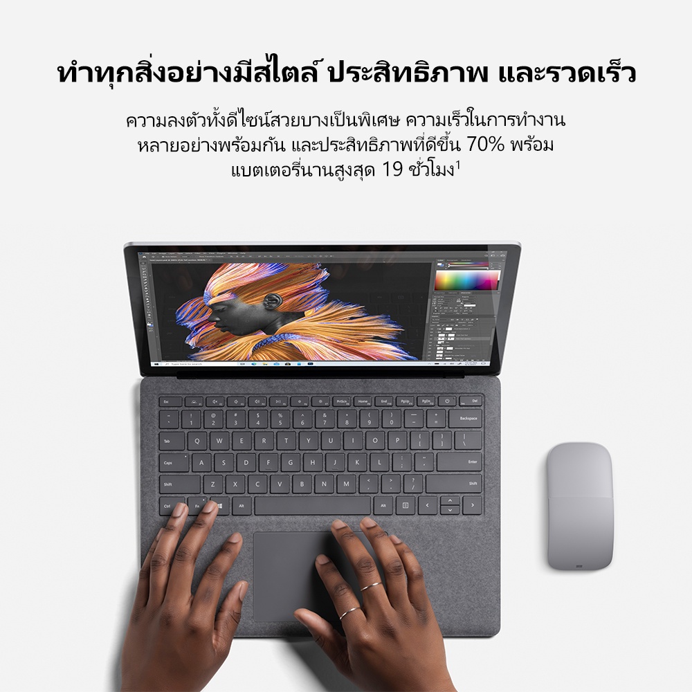 ภาพประกอบคำอธิบาย Microsoft Surface Laptop 4 13in