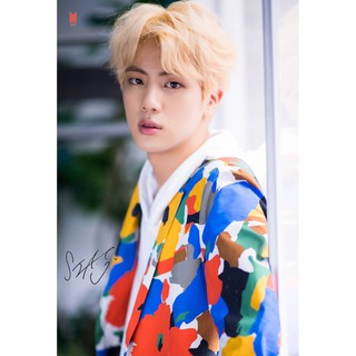 โปสเตอร์ รูปถ่าย บอยแบนด์ เกาหลี BTS 방탄소년단 Jin 진 POSTER 24"x35" นิ้ว Korea Boy Band K-pop Hip Hop R&amp;B V4