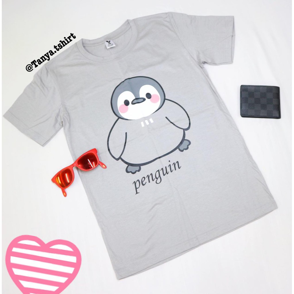 เสื้อยืดลายการ์ตูนเพนกวิน-penguin