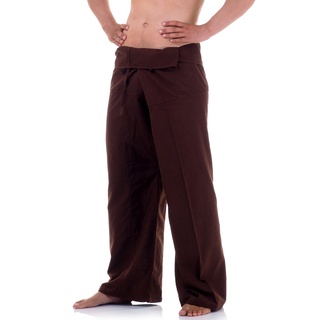 สินค้า กางเกงเลสีน้ำตาลไหม้ กางเกงเลขายาว กางเกงตังเก กางเกงเลผ้าฝ้าย กางเกงสะดอ FON5M