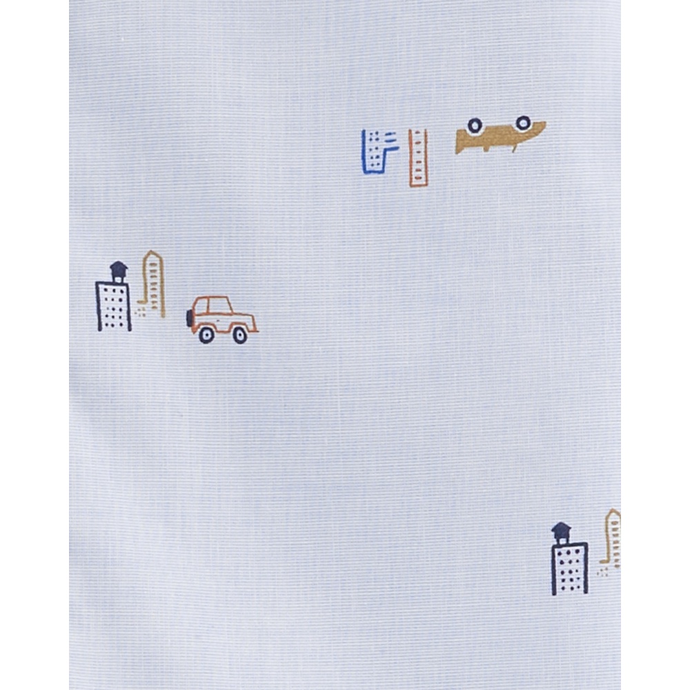 carters-short-sleeve-pants-2pc-blue-woven-l9-คาร์เตอร์เสื้อผ้าชุดเซท-2-ชิ้น