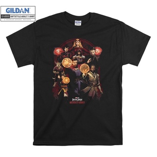 เสื้อผ้าผชGildan เสื้อยืด โอเวอร์ไซซ์ พิมพ์ลาย Marvel Doctor Strange The Multiverse สําหรับเด็ก Unisex 7014S-5XL
