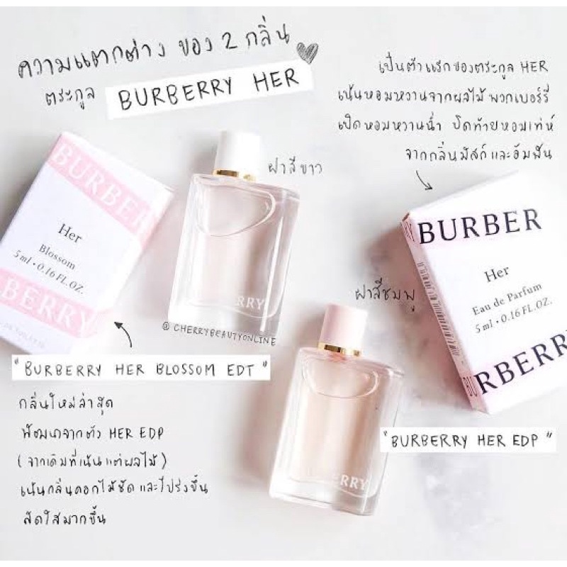 sku20012-burberry-her-blossom-edt-ขนาด-2-ml-ขวดแก้ว-หัวสเปรย์-น้ำหอมบลูเบอร์รี่-น้ำหอมแท้