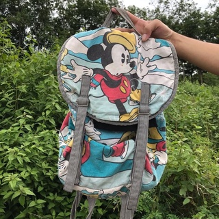 Mickey mouse กระเป๋าเป้วินเทจ งานปีเก่า มิกกี้เม้าส์