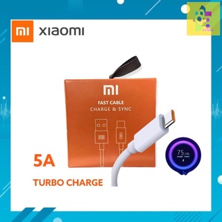 สายชาร์จด่วนพิเศษ Xiaomi TypeC 5A รองรับ Tuebo Charge Redmi Note10pro Note10S Note9S K30 pocoX3
