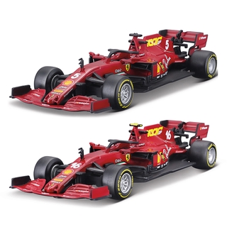 ภาพหน้าปกสินค้าBburago 1:43 2020 Ferrari F1 Racing SF1000 #16 #5 รถหล่อแบบคงที่โมเดลของเล่นงรถยนต์านอดิเรกของสะสม ที่เกี่ยวข้อง