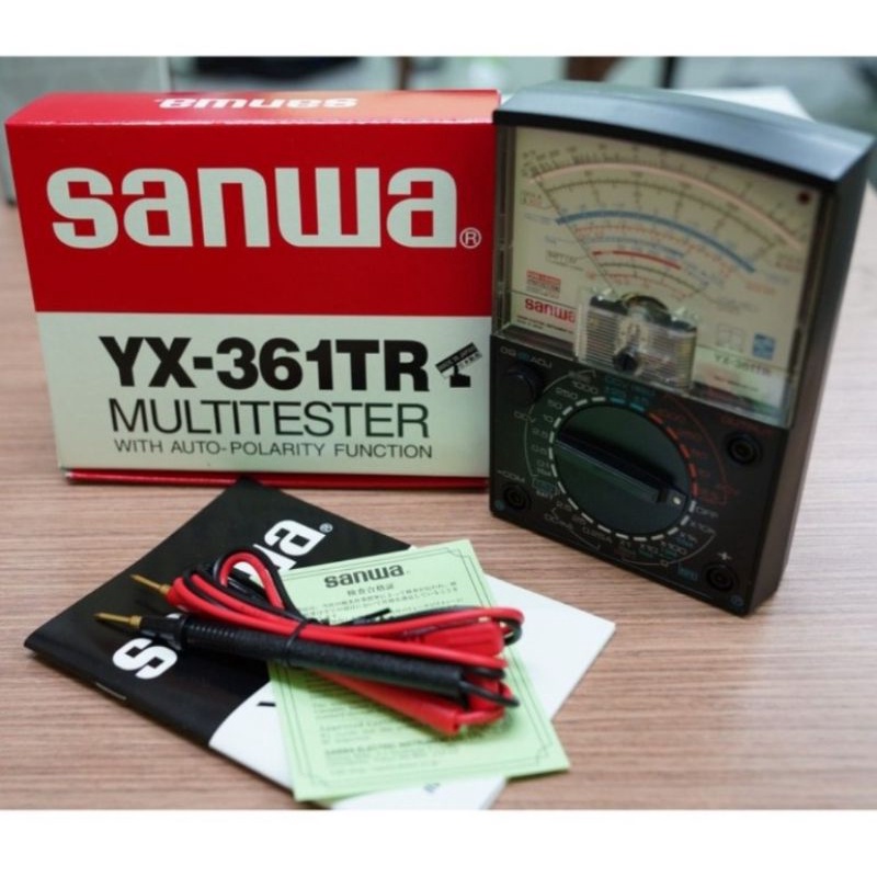 SANWA มัลติมิเตอร์ โอห์ม อนาล็อค มิเตอร์ รุ่น YX361TR Shopee Thailand