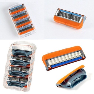 ภาพหน้าปกสินค้าGillette ใบมีดโกนหนวด 5 ชั้น สําหรับผู้ชาย 4 ชิ้น ซึ่งคุณอาจชอบราคาและรีวิวของสินค้านี้