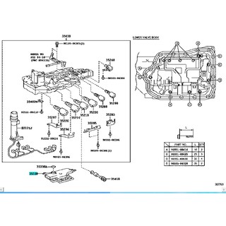 กรองเกียร์ออโต Toyota ASV51,AVV50 CAMRY 15" 2.0+2.5 HV WTR-35330-73021/35168-73010 Chiraauto