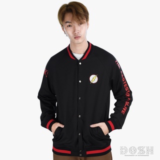 DOSH MENS JACKET THE FLASH เสื้อแจ็คเก็ต แขนยาว ผู้ชาย WFMJ5000-BL