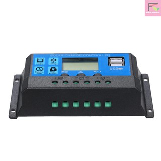 f &amp; l 100 a 12v/24 v อุปกรณ์ควบคุมการเก็บประจุพลังงานแสงอาทิตย์ pwm พร้อม usb 5v 2 . 5 a