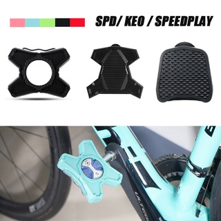 อะแดปเตอร์บันไดจักรยาน สําหรับ Shimano Road Pedal Cleat Flat Converter Speedplay KEO Pedals Clipless Road Cycling Pedal Parts